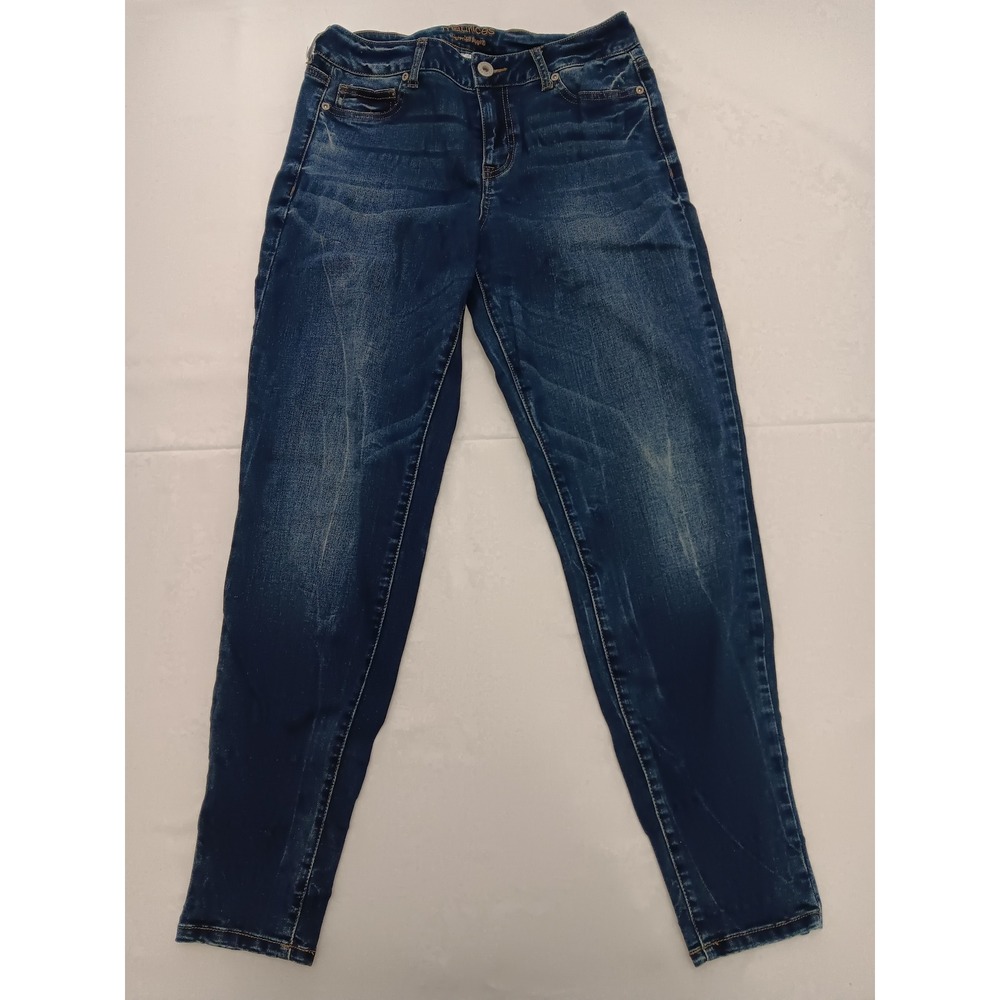Maurices High Rise Jegging Jeans Dark Wash Stretch‎ Womens Size Medium Regular M